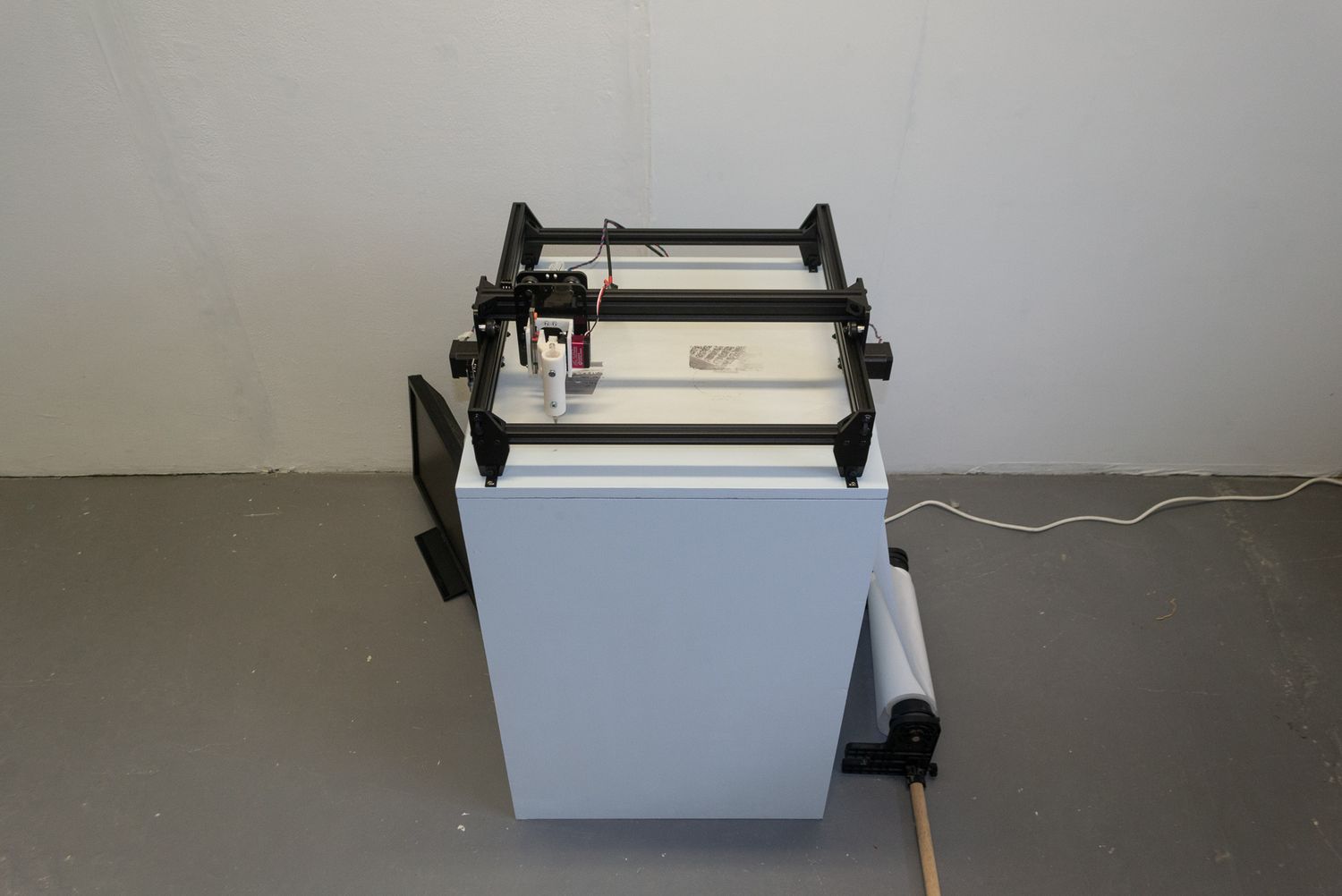 The Plotter Installation from Repost; Remake